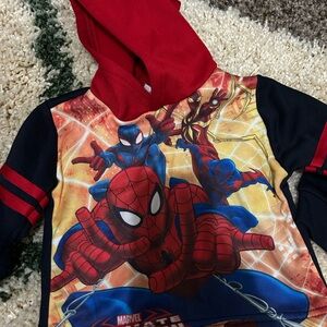 Spiderman Kids Hoodie - Red, Blue, and Black